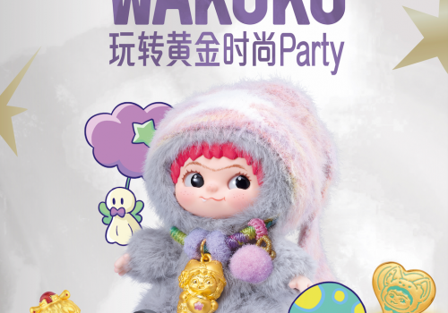 六福珠宝×WAKUKU系列  玩转黄金时尚Party